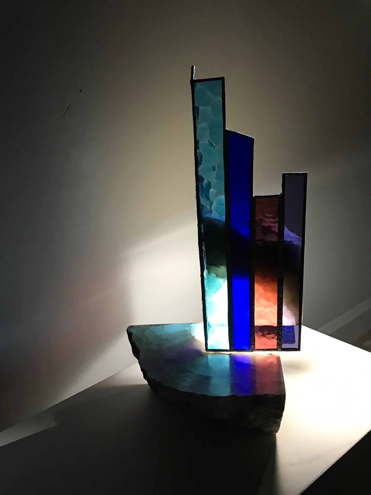 Marble & Stain Glass Sculpture